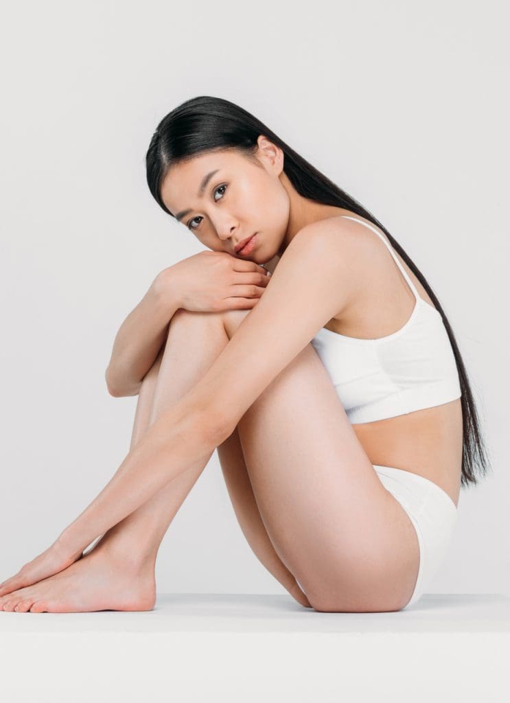 beautiful tender asian girl