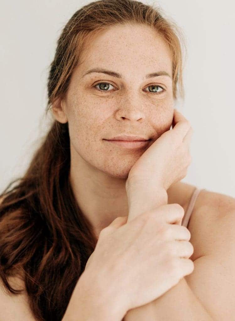 Portrait of a beautiful pensive